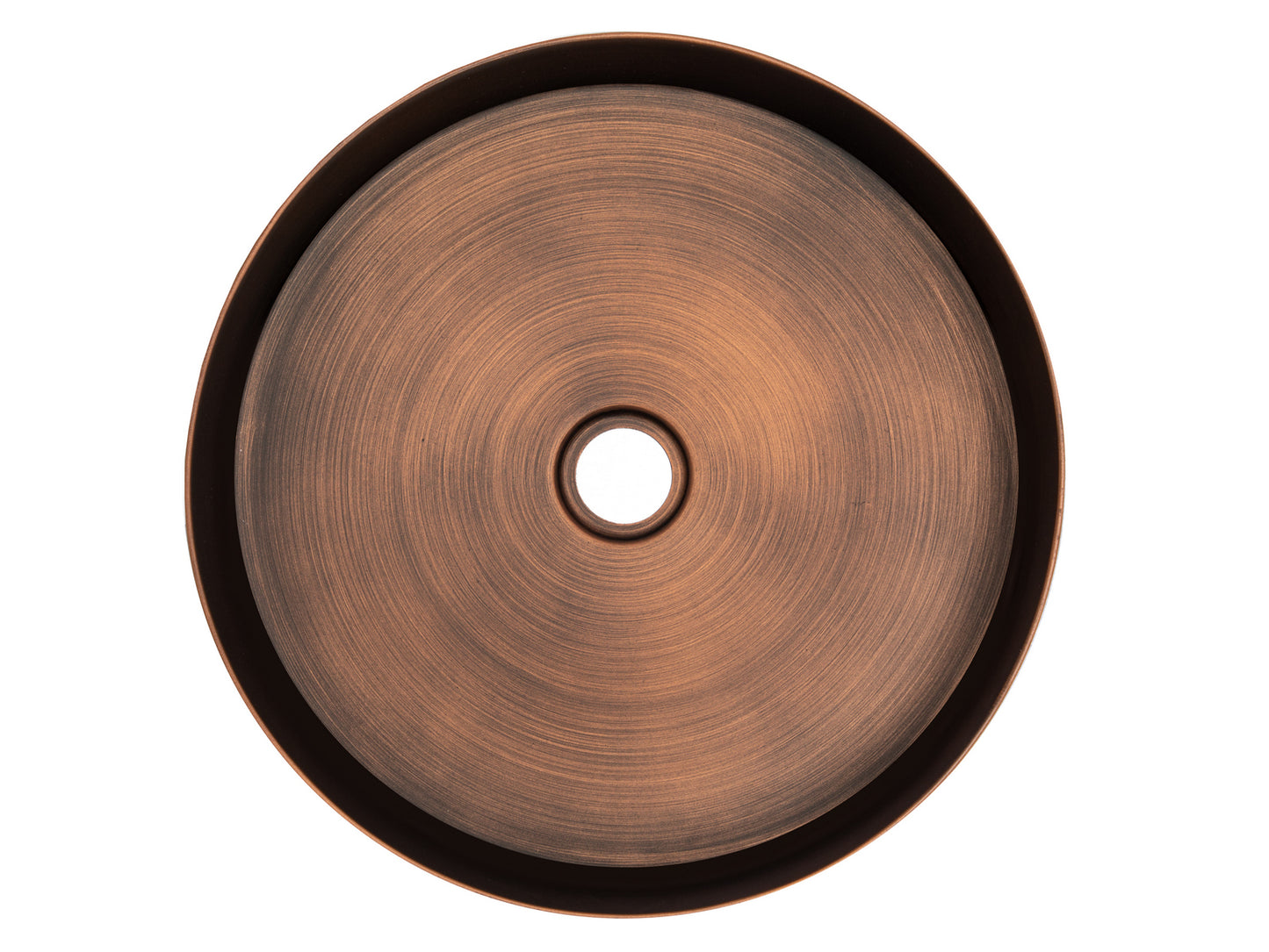 Eden Bath EB_SS001BZ Round 15-in Stainless Steel Vessel Sink in Bronze with Drain