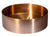 Eden Bath EB_SS001RG Round 15-in Stainless Steel Vessel Sink in Rose Gold with Drain