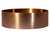 Eden Bath EB_SS001RG Round 15-in Stainless Steel Vessel Sink in Rose Gold with Drain