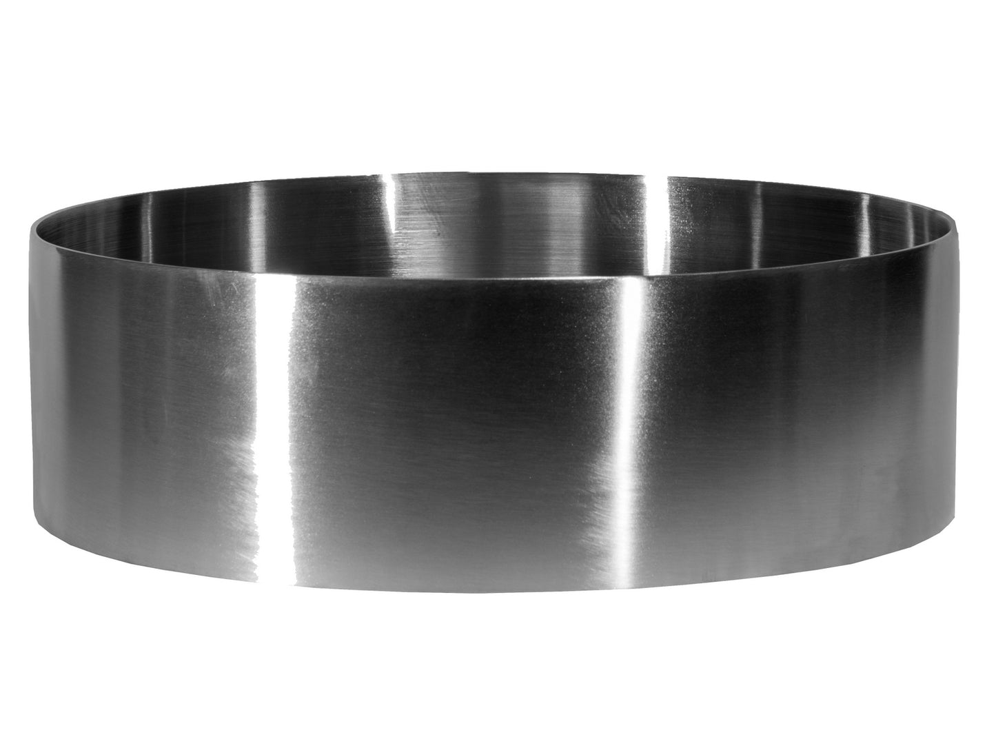 Eden Bath EB_SS001SV Round 15-in Stainless Steel Vessel Sink in Silver with Drain