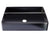 Eden Bath EB_SS002BK Rectangular 18.9 x 14.6-in Stainless Steel Vessel Sink in Black with Drain