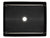 Eden Bath EB_SS002BK Rectangular 18.9 x 14.6-in Stainless Steel Vessel Sink in Black with Drain