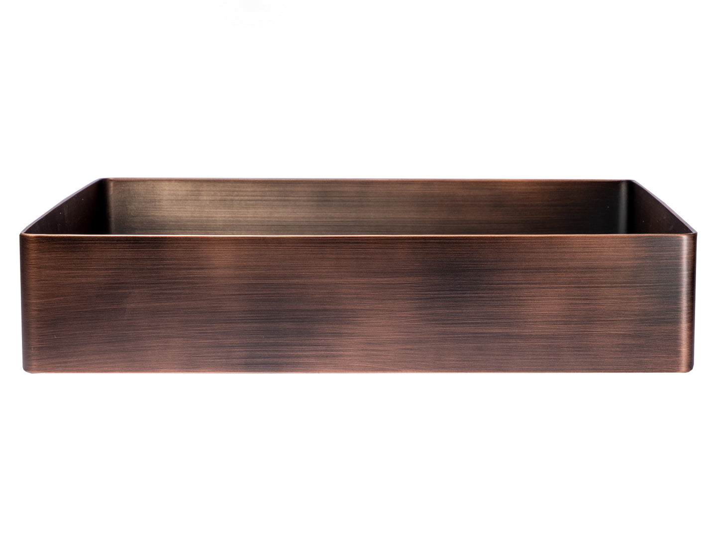 Eden Bath EB_SS002BZ Rectangular 18.9 x 14.6-in Stainless Steel Vessel Sink in Bronze with Drain