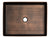 Eden Bath EB_SS002BZ Rectangular 18.9 x 14.6-in Stainless Steel Vessel Sink in Bronze with Drain