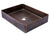 Eden Bath EB_SS002BZ Rectangular 18.9 x 14.6-in Stainless Steel Vessel Sink in Bronze with Drain
