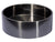 Eden Bath EB_SS003BK Round 15.75-in Stainless Steel Vessel Sink with Rim in Black with Drain