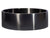 Eden Bath EB_SS003BK Round 15.75-in Stainless Steel Vessel Sink with Rim in Black with Drain