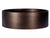 Eden Bath EB_SS003BZ Round 15.75-in Stainless Steel Vessel Sink with Rim in Bronze with Drain