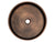Eden Bath EB_SS003BZ Round 15.75-in Stainless Steel Vessel Sink with Rim in Bronze with Drain