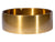 Eden Bath EB_SS003GD Round 15.75-in Stainless Steel Vessel Sink with Rim in Gold with Drain