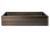 Eden Bath EB_SS004AT Rectangular 18.7 x 15.75-in Stainless Steel Vessel Sink with Rim in Antique with Drain