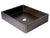 Eden Bath EB_SS004AT Rectangular 18.7 x 15.75-in Stainless Steel Vessel Sink with Rim in Antique with Drain