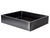 Eden Bath EB_SS004BK Rectangular 18.7 x 15.75-in Stainless Steel Vessel Sink with Rim in Black with Drain