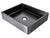 Eden Bath EB_SS004BK Rectangular 18.7 x 15.75-in Stainless Steel Vessel Sink with Rim in Black with Drain