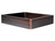Eden Bath EB_SS004BZ Rectangular 18.7 x 15.75-in Stainless Steel Vessel Sink with Rim in Bronze with Drain