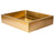 Eden Bath EB_SS004GD Rectangular 18.7 x 15.75-in Stainless Steel Vessel Sink with Rim in Gold with Drain