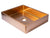Eden Bath EB_SS004RG Rectangular 18.7 x 15.75-in Stainless Steel Vessel Sink with Rim in Rose Gold with Drain