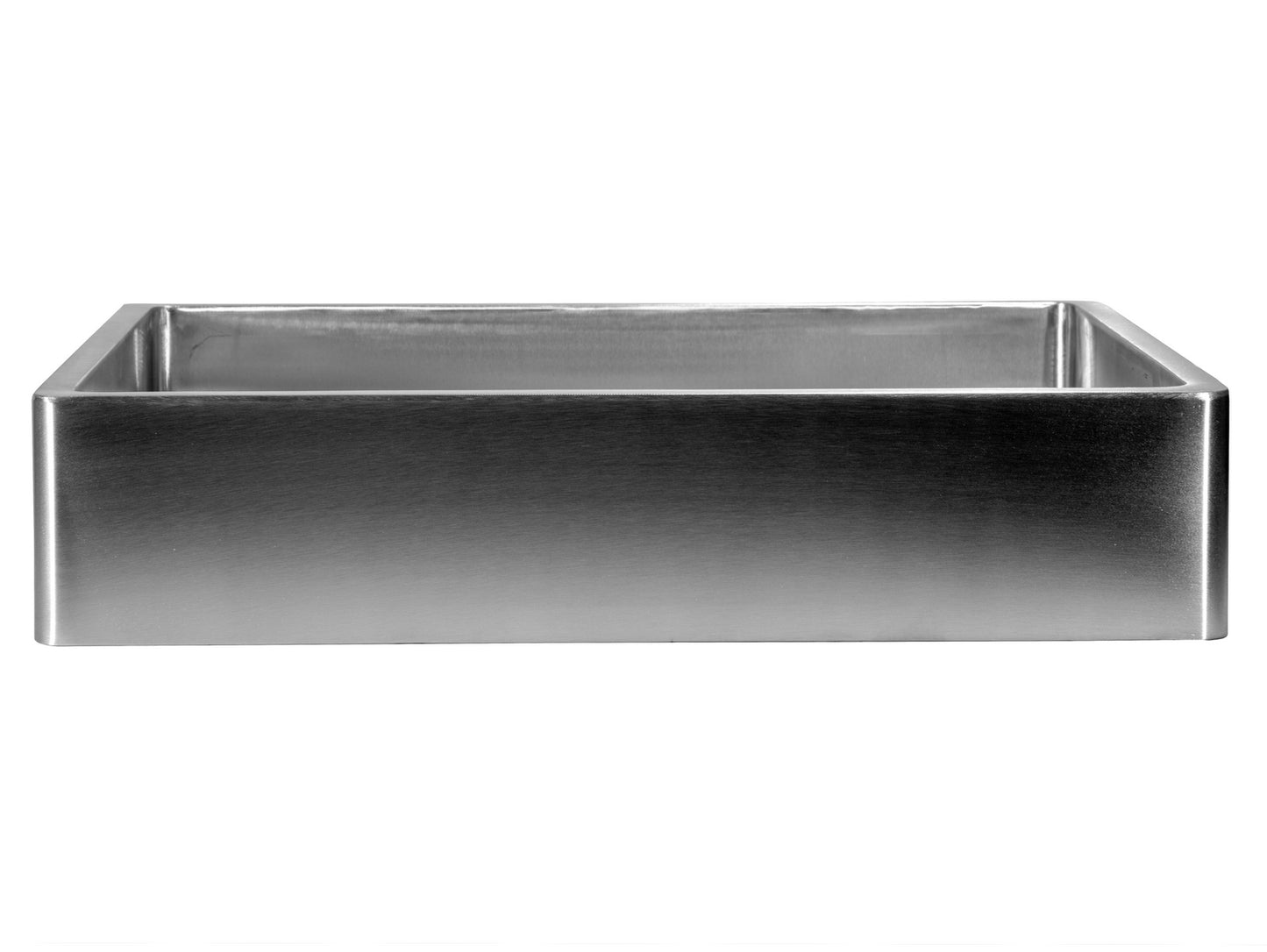 Eden Bath EB_SS004SV Rectangular 18.7 x 15.75-in Stainless Steel Vessel Sink with Rim in Silver with Drain