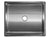 Eden Bath EB_SS004SV Rectangular 18.7 x 15.75-in Stainless Steel Vessel Sink with Rim in Silver with Drain