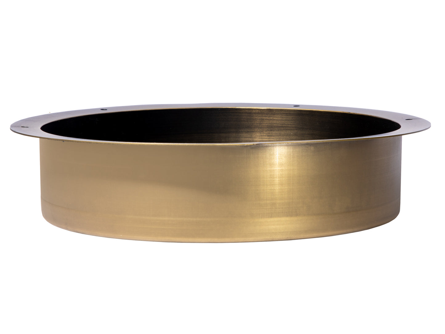 Eden Bath EB_SS050AT Round 15-in Stainless Steel Undermount Sink in Antique with Drain