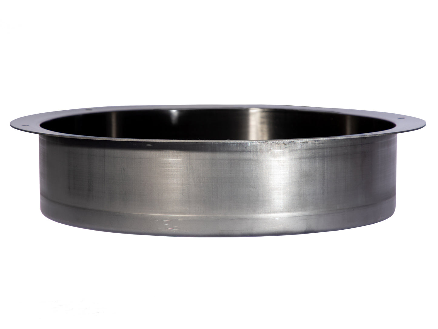 Eden Bath EB_SS050BK Round 15-in Stainless Steel Undermount Sink in Black with Drain