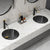 Eden Bath EB_SS050BK Round 15-in Stainless Steel Undermount Sink in Black with Drain