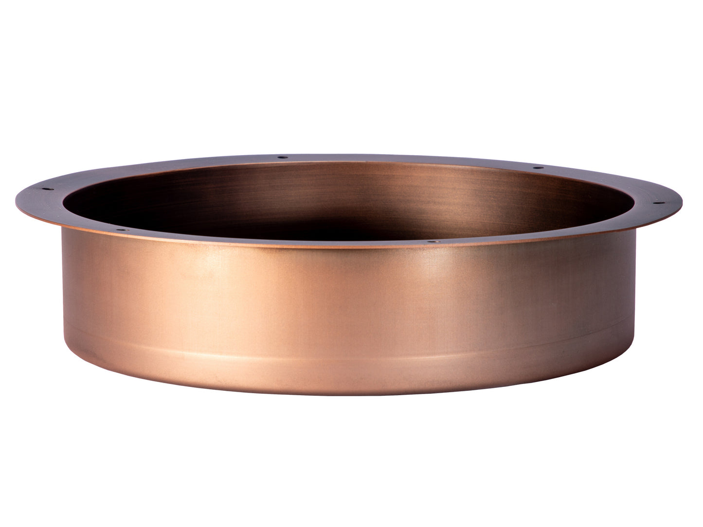 Eden Bath EB_SS050BZ Round 15-in Stainless Steel Undermount Sink in Bronze with Drain