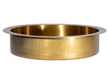 Load image into Gallery viewer, Eden Bath EB_SS050GD Round 15-in Stainless Steel Undermount Sink in Gold with Drain