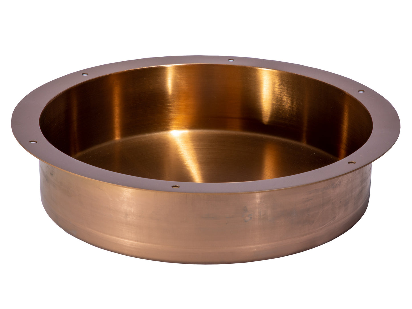 Eden Bath EB_SS050RG Round 15-in Stainless Steel Undermount Sink in Rose Gold with Drain