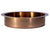 Eden Bath EB_SS050RG Round 15-in Stainless Steel Undermount Sink in Rose Gold with Drain