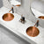 Eden Bath EB_SS050RG Round 15-in Stainless Steel Undermount Sink in Rose Gold with Drain