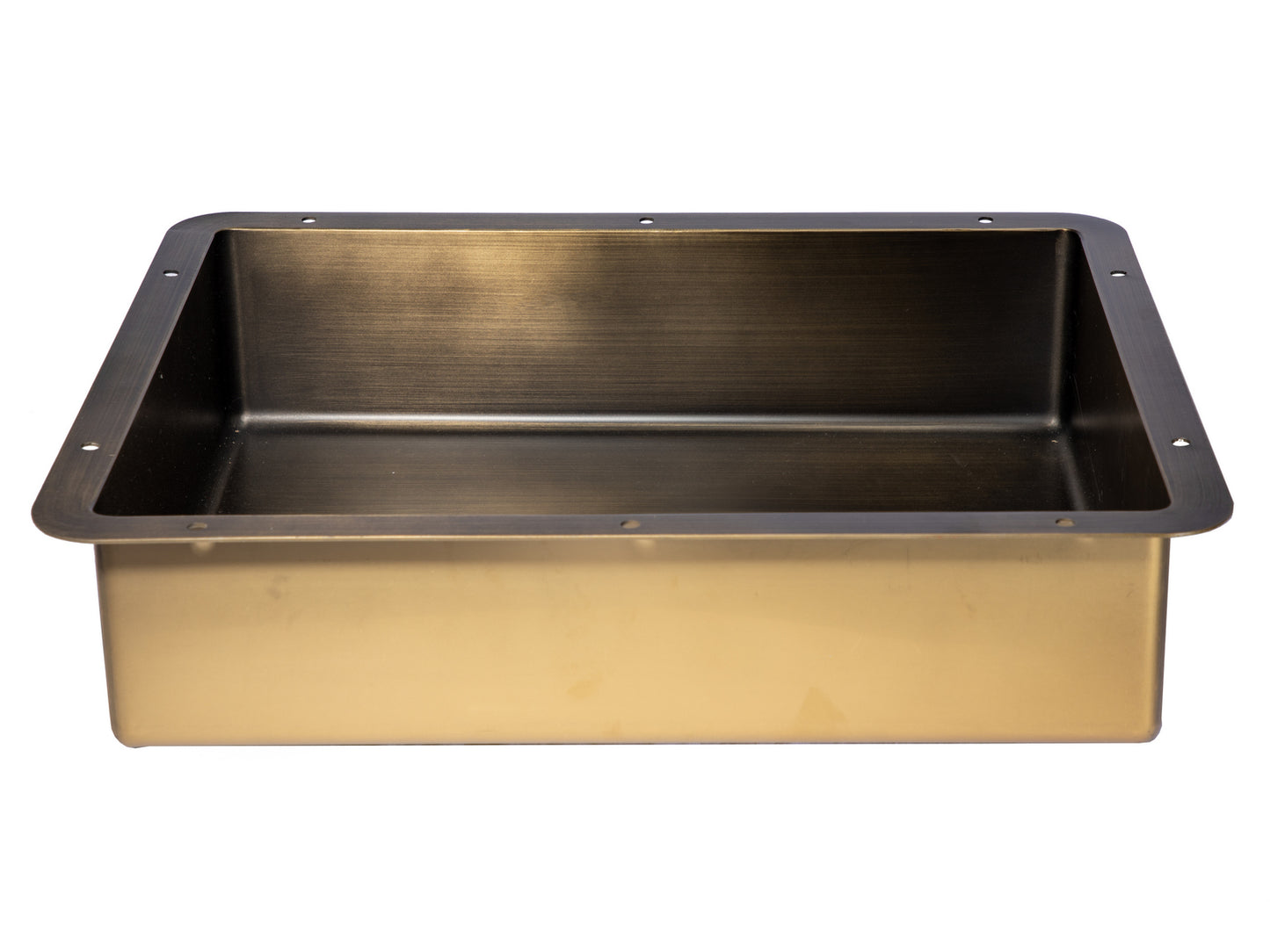 Eden Bath EB_SS051AT Rectangular 18.63 x 14.37-in Stainless Steel Undermount Sink in Antique with Drain