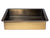 Eden Bath EB_SS051AT Rectangular 18.63 x 14.37-in Stainless Steel Undermount Sink in Antique with Drain