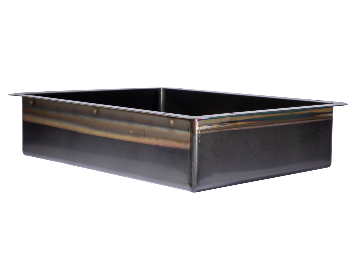 Eden Bath EB_SS051BK Rectangular 18.63 x 14.37-in Stainless Steel Undermount Sink in Black with Drain
