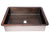 Eden Bath EB_SS051BZ Rectangular 18.63 x 14.37-in Stainless Steel Undermount Sink in Bronze with Drain