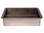 Eden Bath EB_SS051BZ Rectangular 18.63 x 14.37-in Stainless Steel Undermount Sink in Bronze with Drain