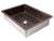 Eden Bath EB_SS051BZ Rectangular 18.63 x 14.37-in Stainless Steel Undermount Sink in Bronze with Drain