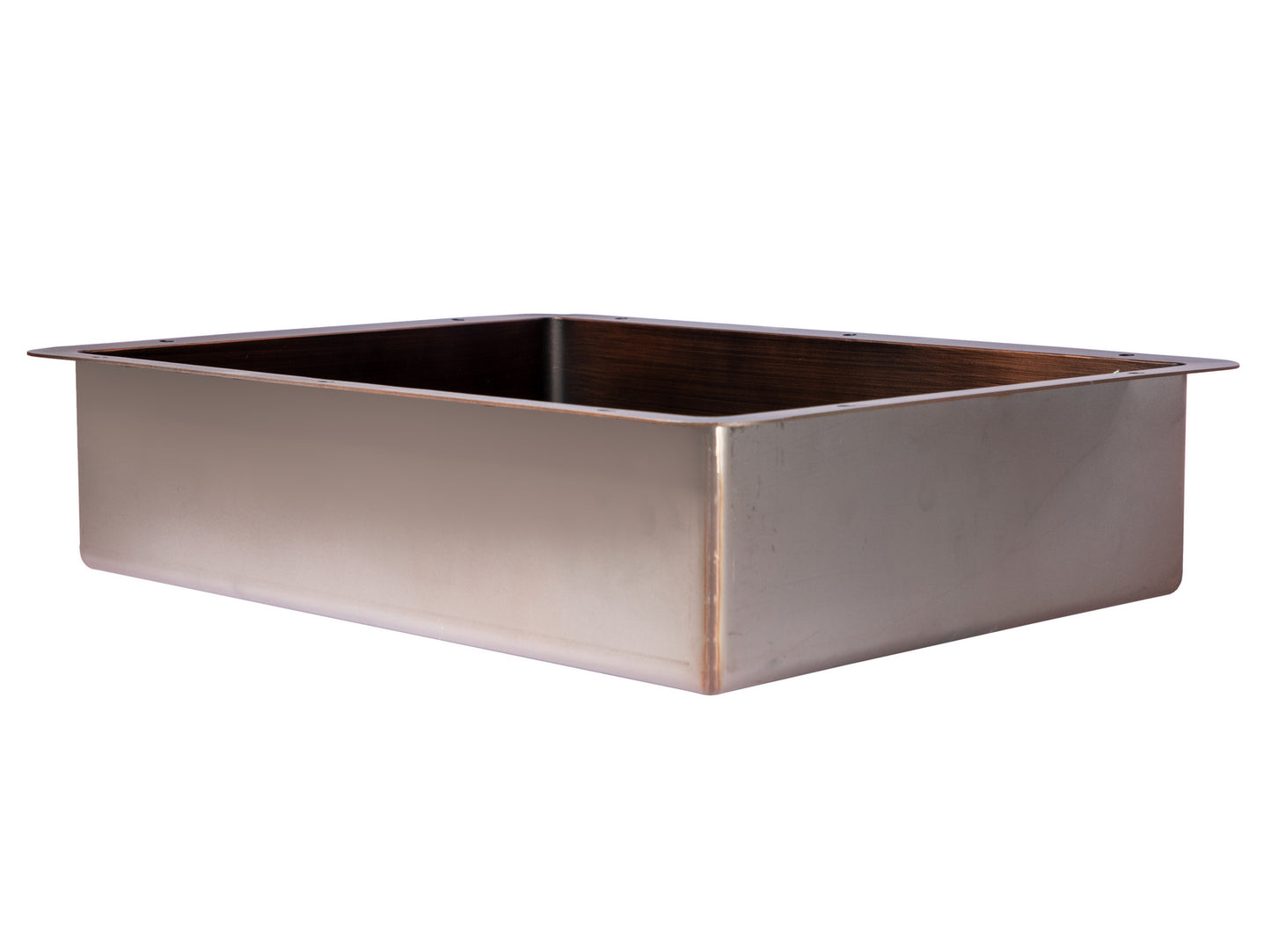 Eden Bath EB_SS051BZ Rectangular 18.63 x 14.37-in Stainless Steel Undermount Sink in Bronze with Drain