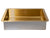 Eden Bath EB_SS051GD Rectangular 18.63 x 14.37-in Stainless Steel Undermount Sink in Gold with Drain