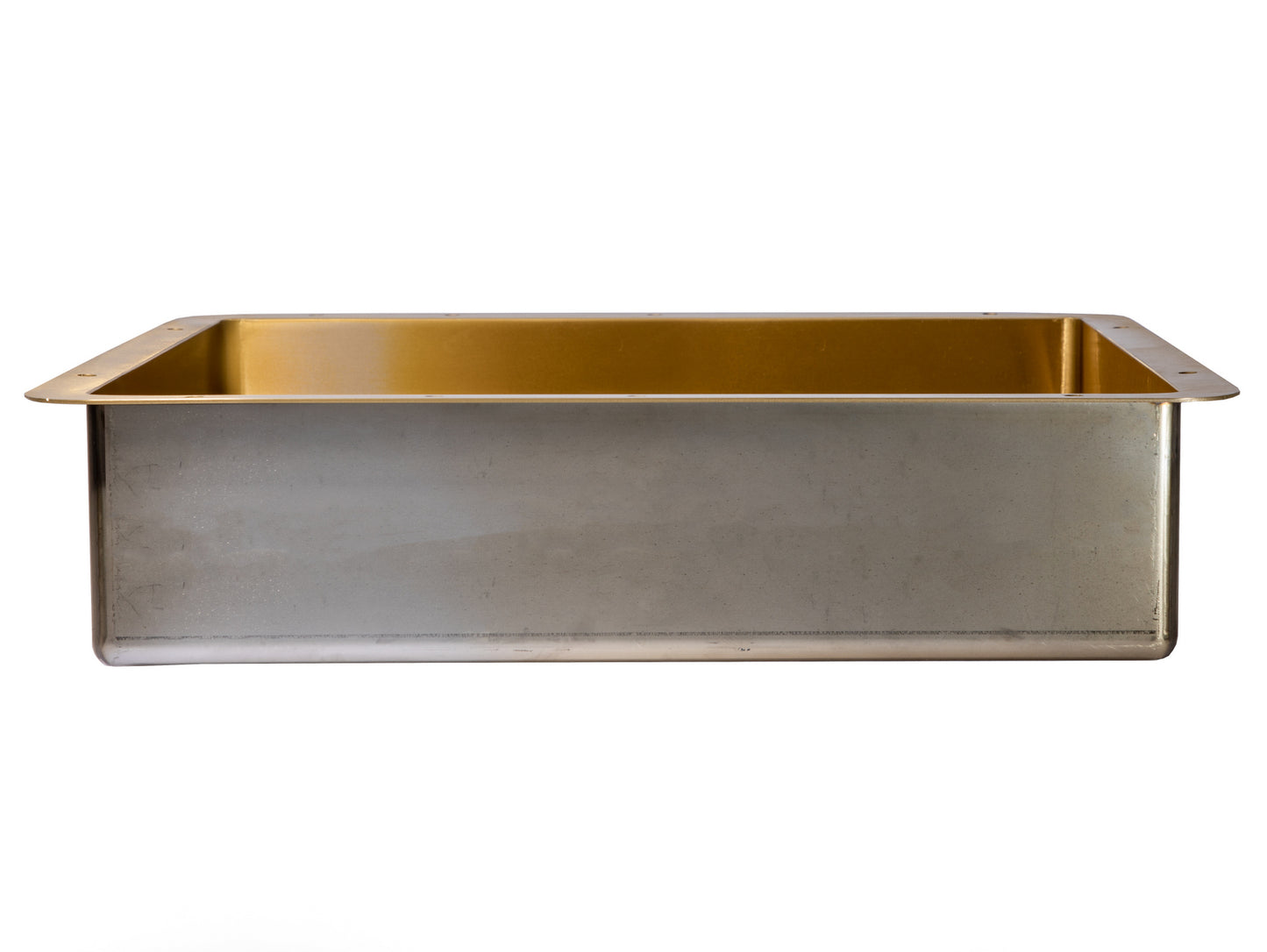 Eden Bath EB_SS051GD Rectangular 18.63 x 14.37-in Stainless Steel Undermount Sink in Gold with Drain