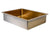 Eden Bath EB_SS051GD Rectangular 18.63 x 14.37-in Stainless Steel Undermount Sink in Gold with Drain
