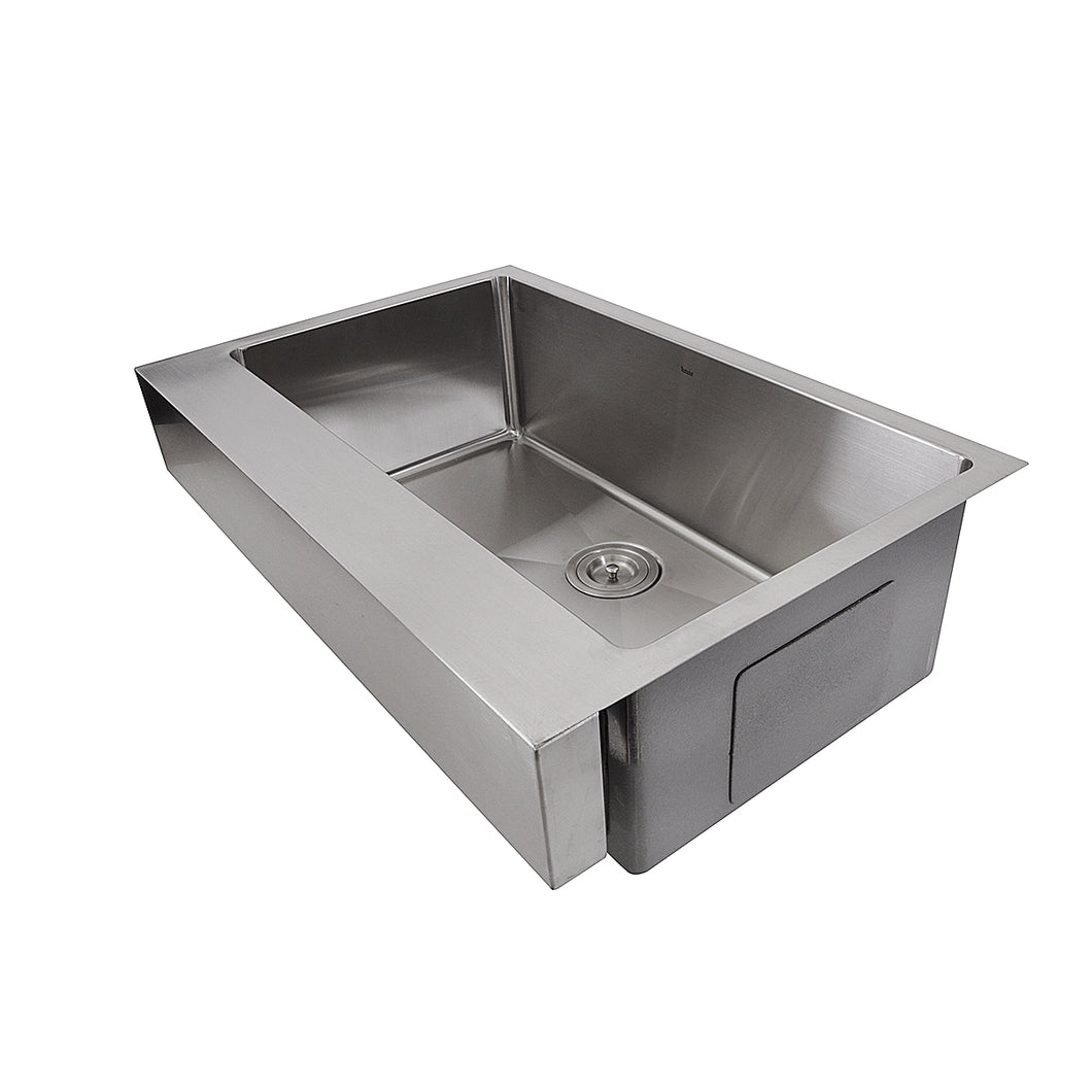 Nantucket Sinks Patented Design Pro Series Single Bowl Undermount Stainless Steel Kitchen Sink w/5.5
