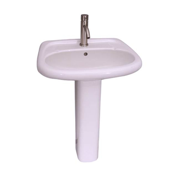 Barclay B/3-258WH Flora Basin Only 8 Widespread  - White