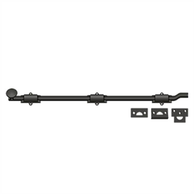 Deltana FPG2410B 24 Surface Bolt With  Off-set, HD - Oil-rubbed Bronze