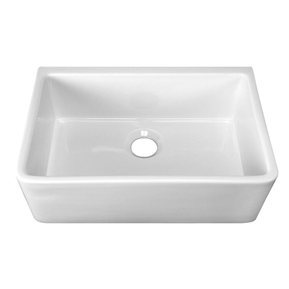 Barclay FS30CD Delia 30 Farmer SinkCenter Drain  - White
