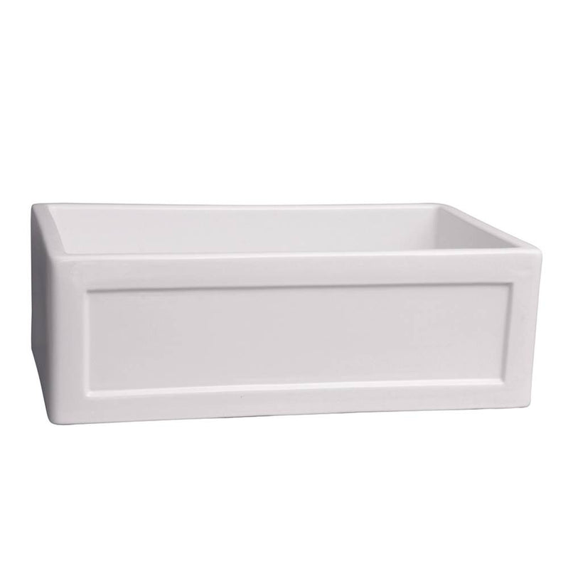 Barclay FS30PC Ellyce 30 Farmer SinkPicture Frame Front  - White