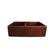 Barclay FSCDB3546-SAC Otero 33 Smooth Offset Double Bowl Farmer Copper Sink  - Smooth Antique Copper