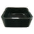 Barclay FSGSB4028-GPBL Acantha 24 Polished Granite Single Bowl Farmer Sink  - Polished Black