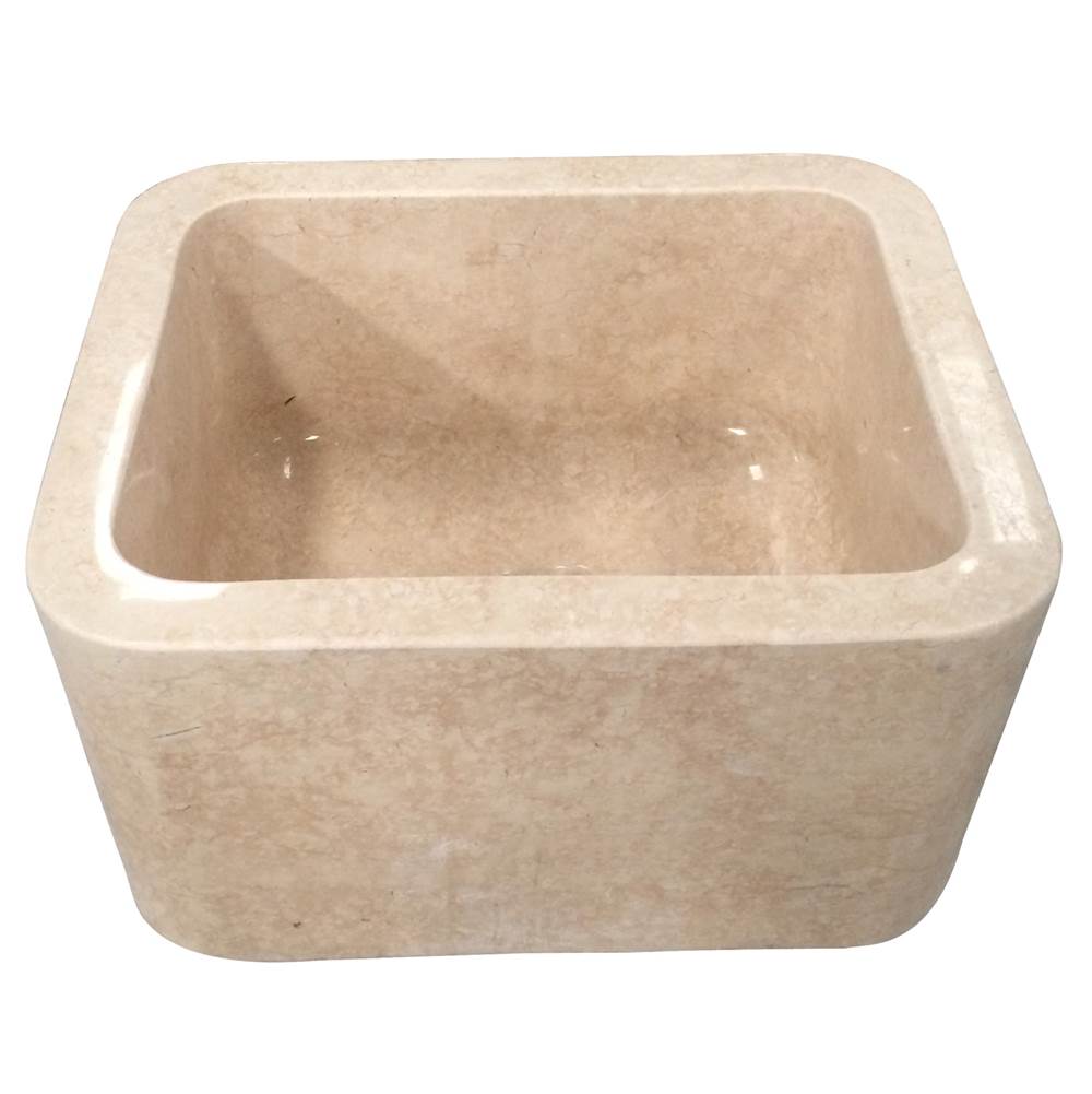 Barclay FSMSB5000-MPGA Cather 18 Farmer Prep Sink  - Polished Marble