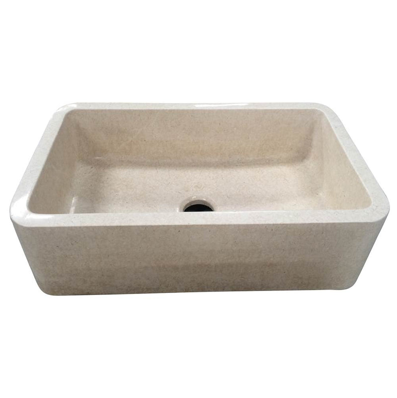 Barclay FSMSB5050-MPGA Chandra 33 Single Bowl Farmer Sink  - Polished Marble